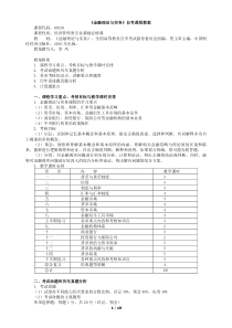 金融理论与实务复习参考课程教案(2003格式保存)