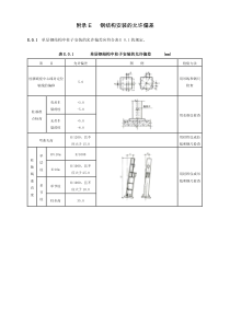 附录E___钢结构安装的允许偏差