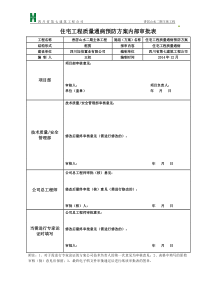 香居山水二期主体工程住宅工程质量常见问题治理方案