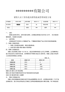 销售人员工资待遇及销售提成管理制度方案