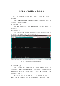 jade分析物相及晶胞参数和晶粒尺寸计算过程