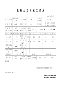 混凝土工程施工记录268694252