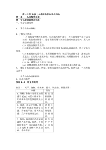 高一化学_人教版化学学业水平测试复习经典资料(文科专用)