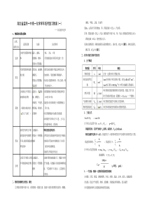 高一化学学年统考复习学案(一)