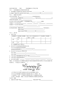 边缘生辅导资料专题一组成细胞的分子和化合物