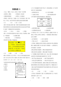 高一历史必修一期末考试