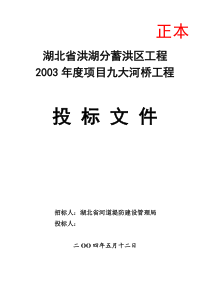 湖北某中桥施工组织设计