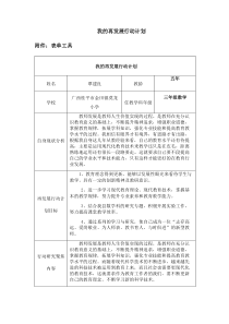 我的再发展行动计划