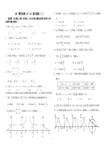 高一数学必修(4)综合练习(二)