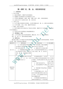 高一数学柱锥台球的结构特征1