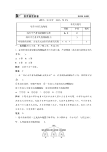 高一生物人教版必修一随堂训练5-4-1