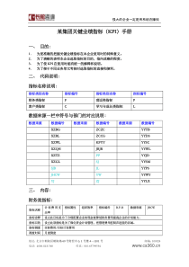 集团KPI指标手册1