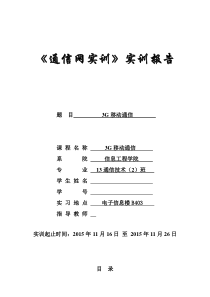 通信网实训打印