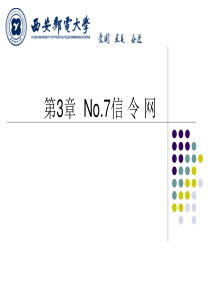 通工专业-现代通信网-第三章-7号信令网