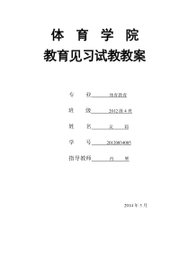 足球试教教案