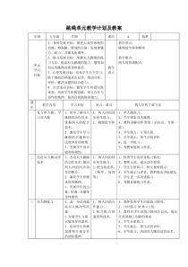 跳绳单元教学计划及教案