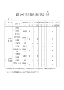 电建施工 危害辨识综合(LECD法)