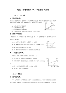 追及相遇问题在x-tv-t图像中的应用