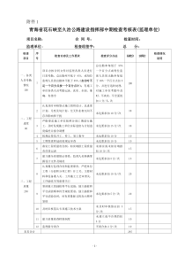 监理及施工单位中期检查终板