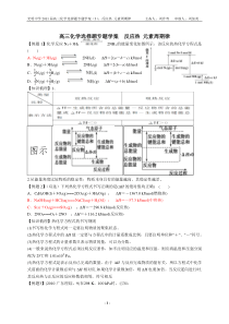 选择题专题--反应热元素周期律