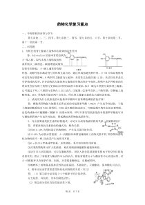 药物化学复习重点