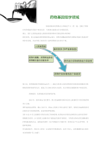 药物基因组学领域