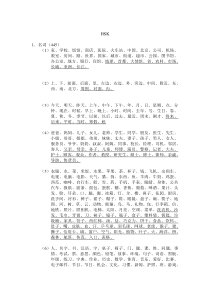 HSK(四级)词汇整理