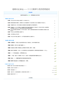 道路决定命运-十八大精神与党的思想建设