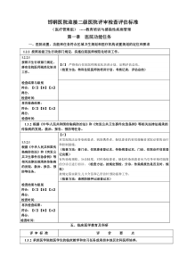 邯钢医院迎接二级医院评审检查评估标准--教育培训与感染性疾病管理2