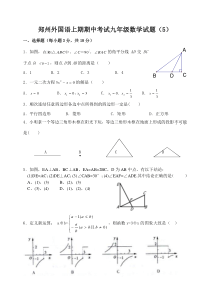 郑州外国语期中试题(5)