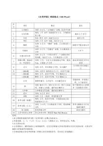 《水利学报》排版格式说明(MS-Word)