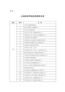 土地规划甲级机构推荐名录