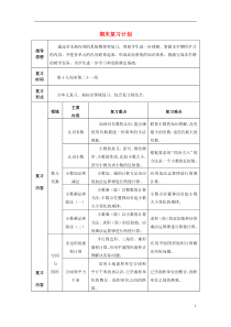 五年级数学上册期末复习计划苏教版(优秀版)