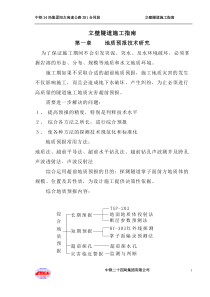 立壁隧道施工指南