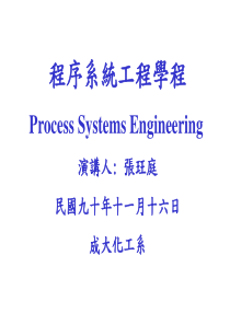 程序系统工程学程