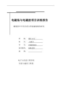 螺线管内介质边界条件研究