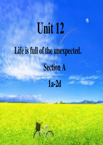 Unit-12Life-is-full-of-the-unexpected第一课时课件