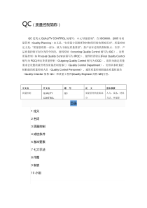 质量管理培训