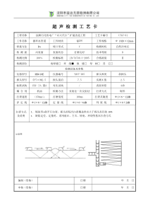 超声检测工艺卡