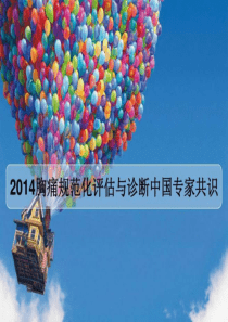 2014胸痛规范化评估与诊断中国专家共识.ppt