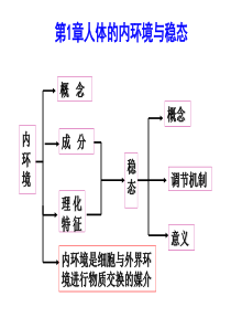 2016必修三第1章人体的内环境与稳态一轮复习课件