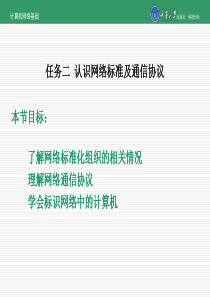 认识网络标准及通信协议