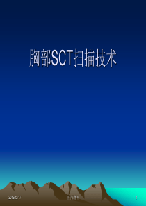 胸部SCT技术