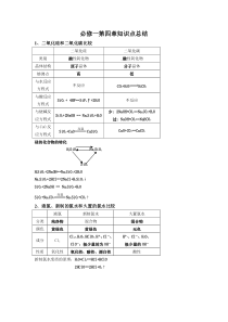 高中化学必修一第四章知识点总结