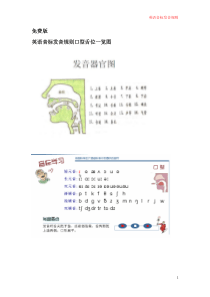 英语音标标准发音规则及口型+舌位一览表