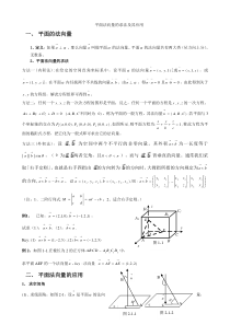 经典习题平面法向量求法及应用