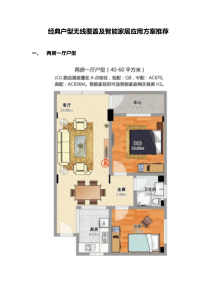 经典户型无线覆盖及智能家居应用方案推荐