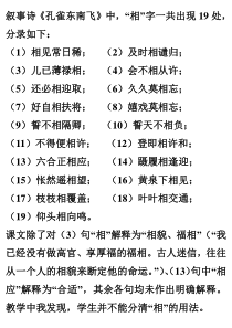 孔雀东南飞中--相的用法解释