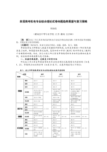 讲义单招高考机电专业综合理论试卷命题趋势展望与复习策略