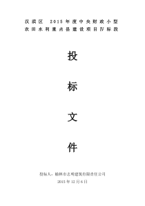 XXXX年度中央财政小型农田水利重点县建设项目施工组织